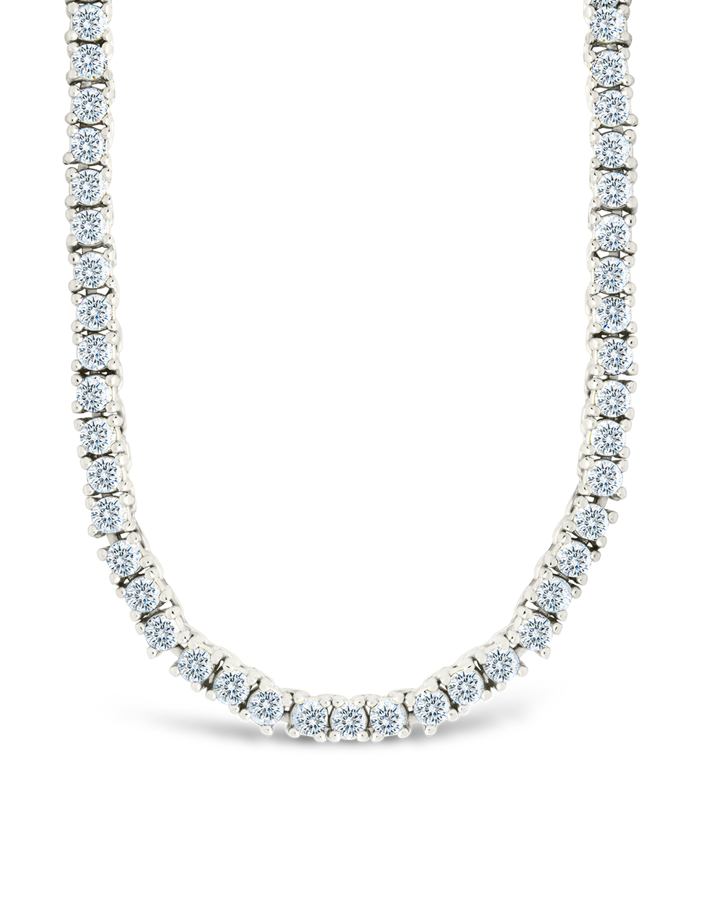 Mirabell Adjustable Cz Tennis Necklace