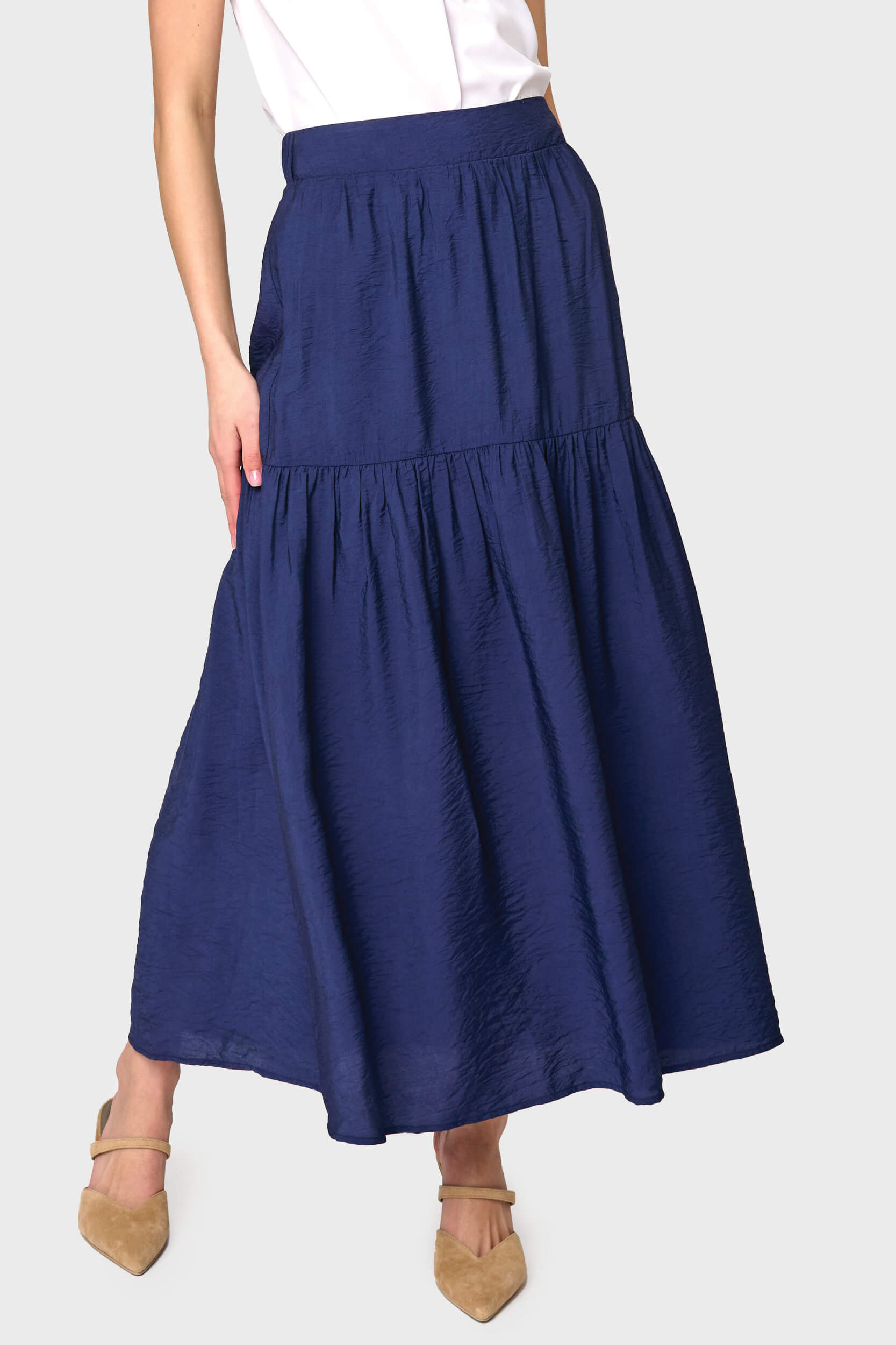 Playa Tiered Maxi Skirt