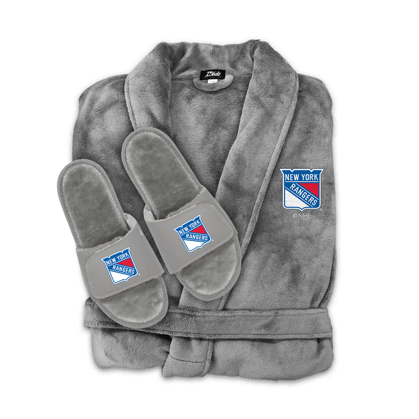 New York Rangers Boss Robe & Slides Bundle