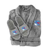 New York Rangers Boss Robe & Slides Bundle