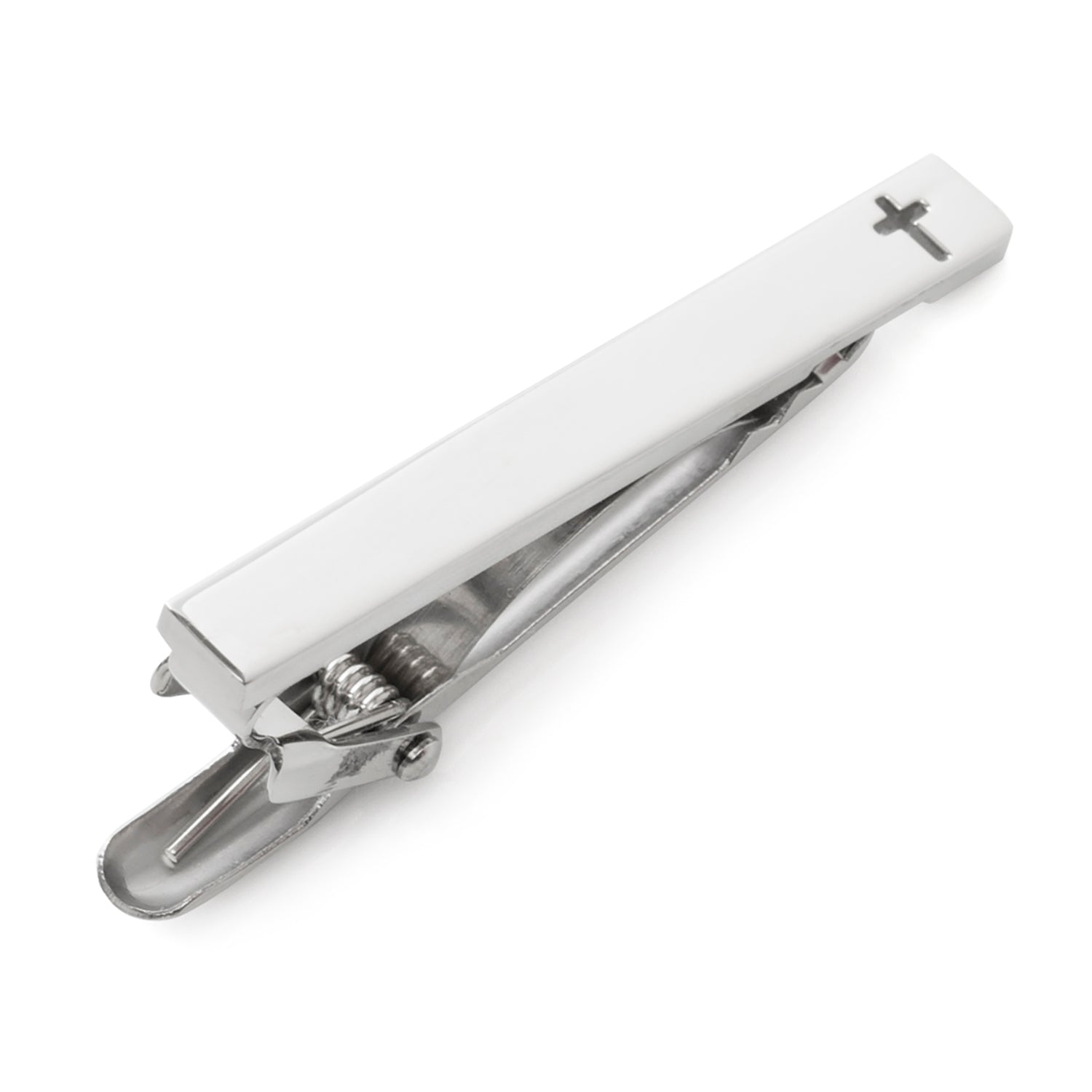 Cross Stainless Steel Cufflinks And Tie Clip Gift Set
