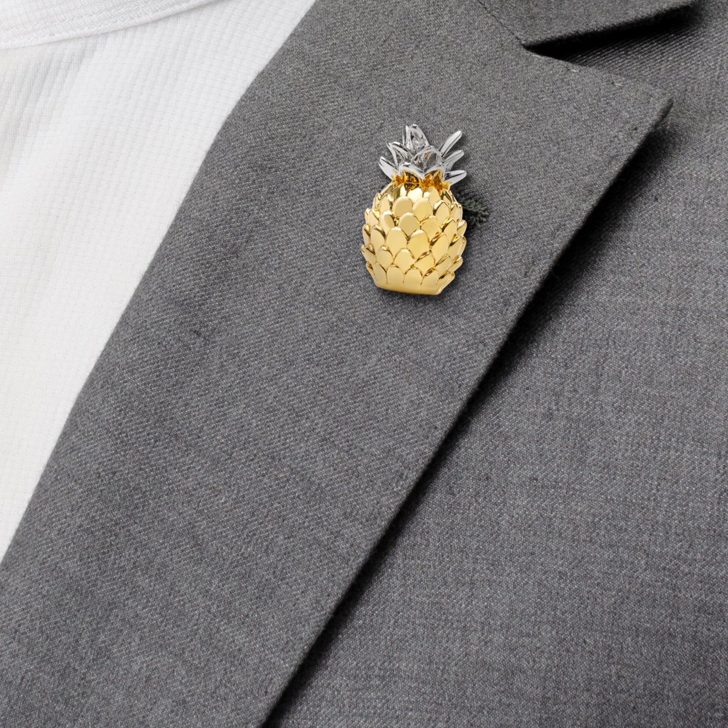 Pineapple 3d Lapel Pin
