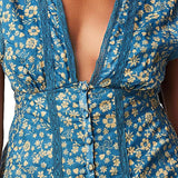 Free People Landy Printed Top Size XS