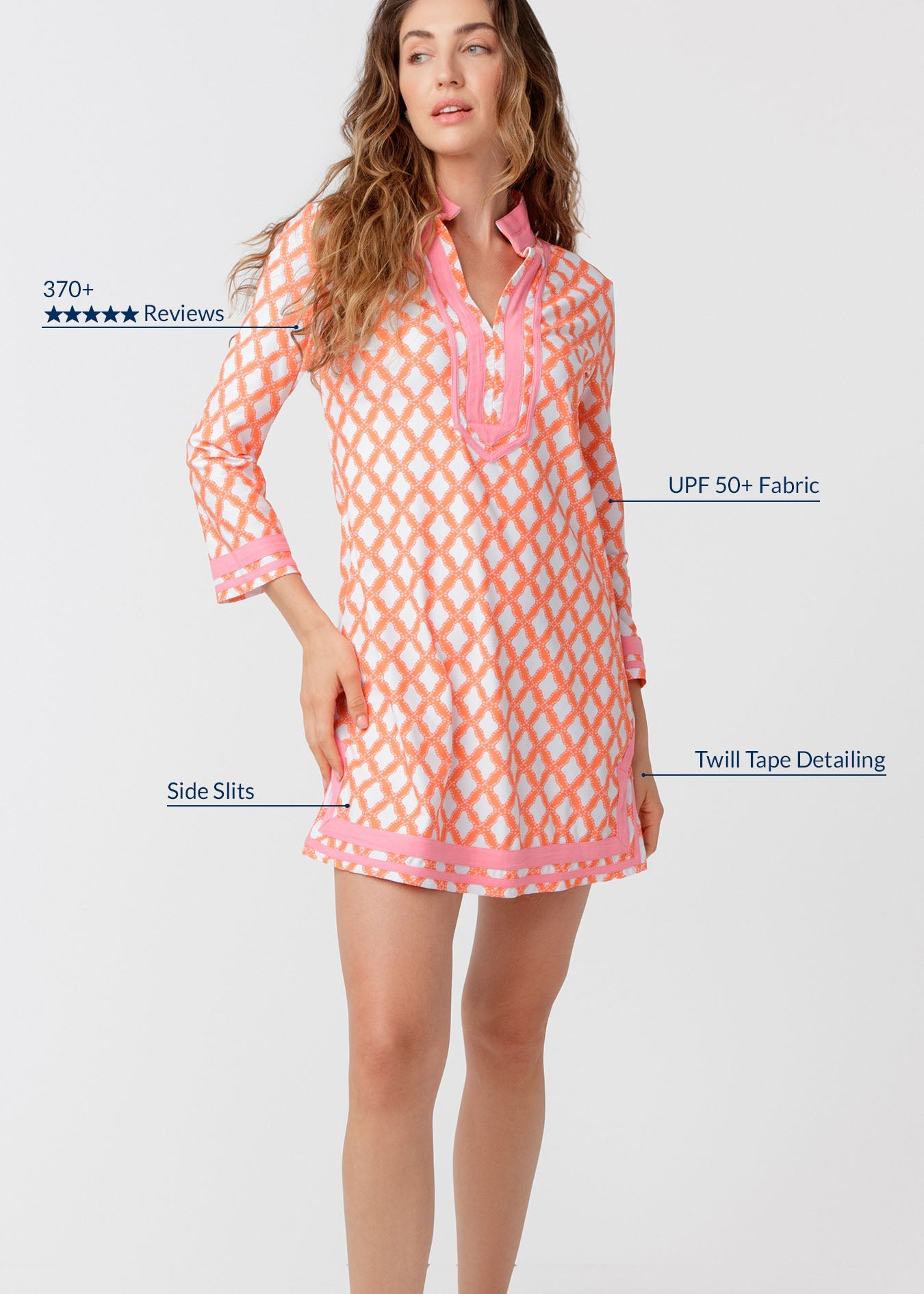 Sunset Oasis Tunic Dress | Includes Plus Size