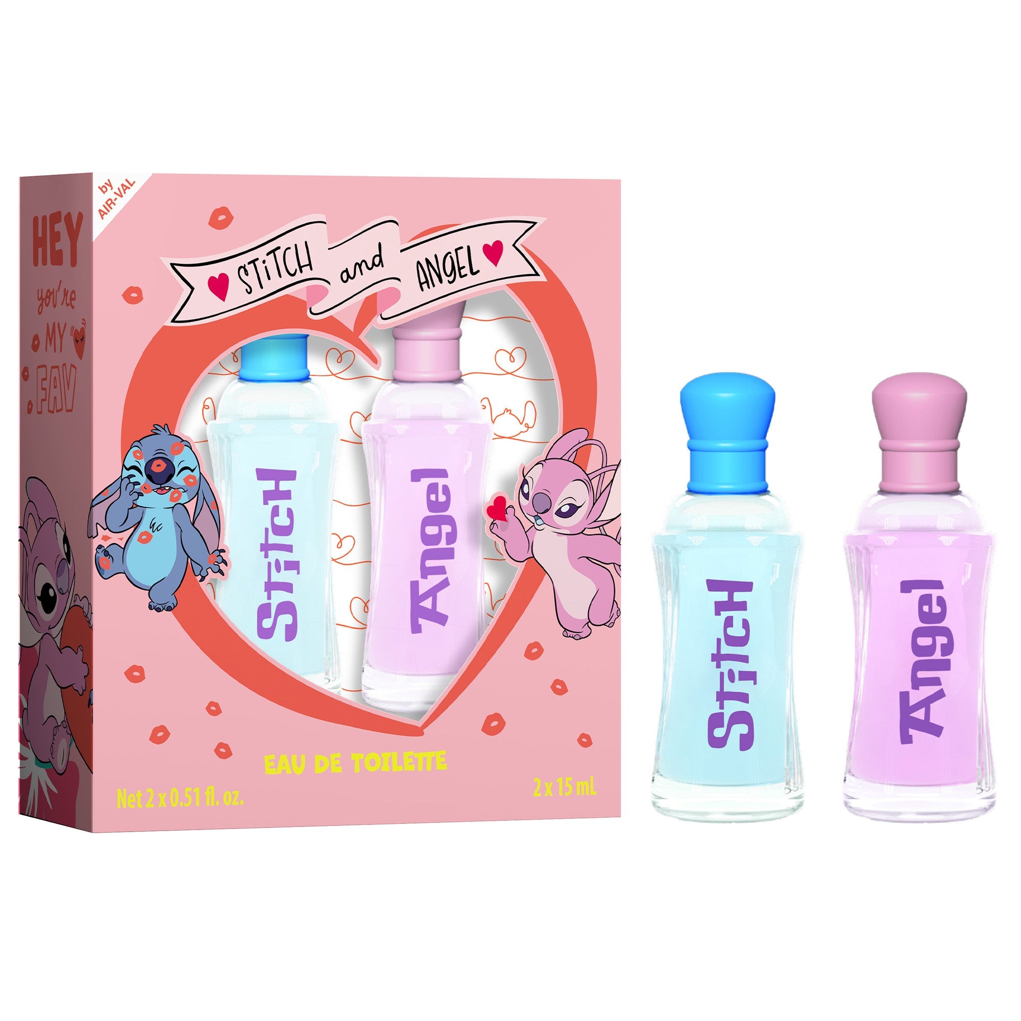 Disney Stitch & Angel Discovery Set Edt 2 X 0.5 Oz