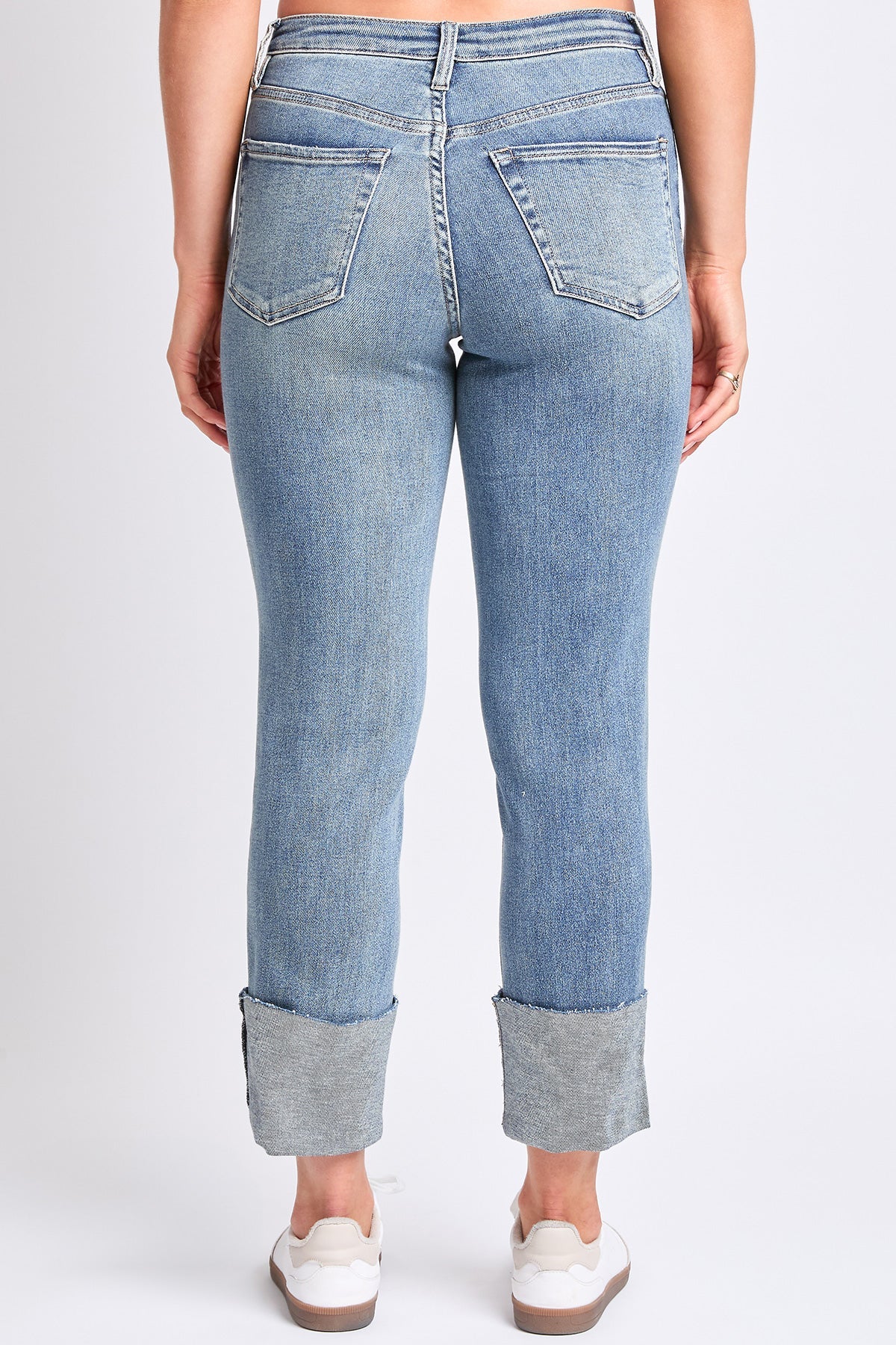 Women's Luxe Dixie High Rise Mega Cuff Straight
