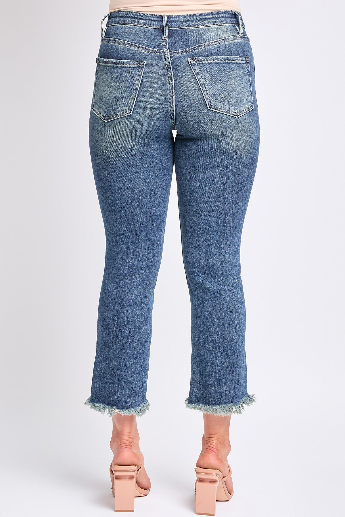 Women's Luxe High Rise Cropped Kick Flare