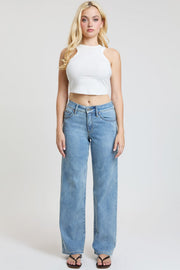 Women's Luxe High Rise Wannabettabutt Straight Jeans