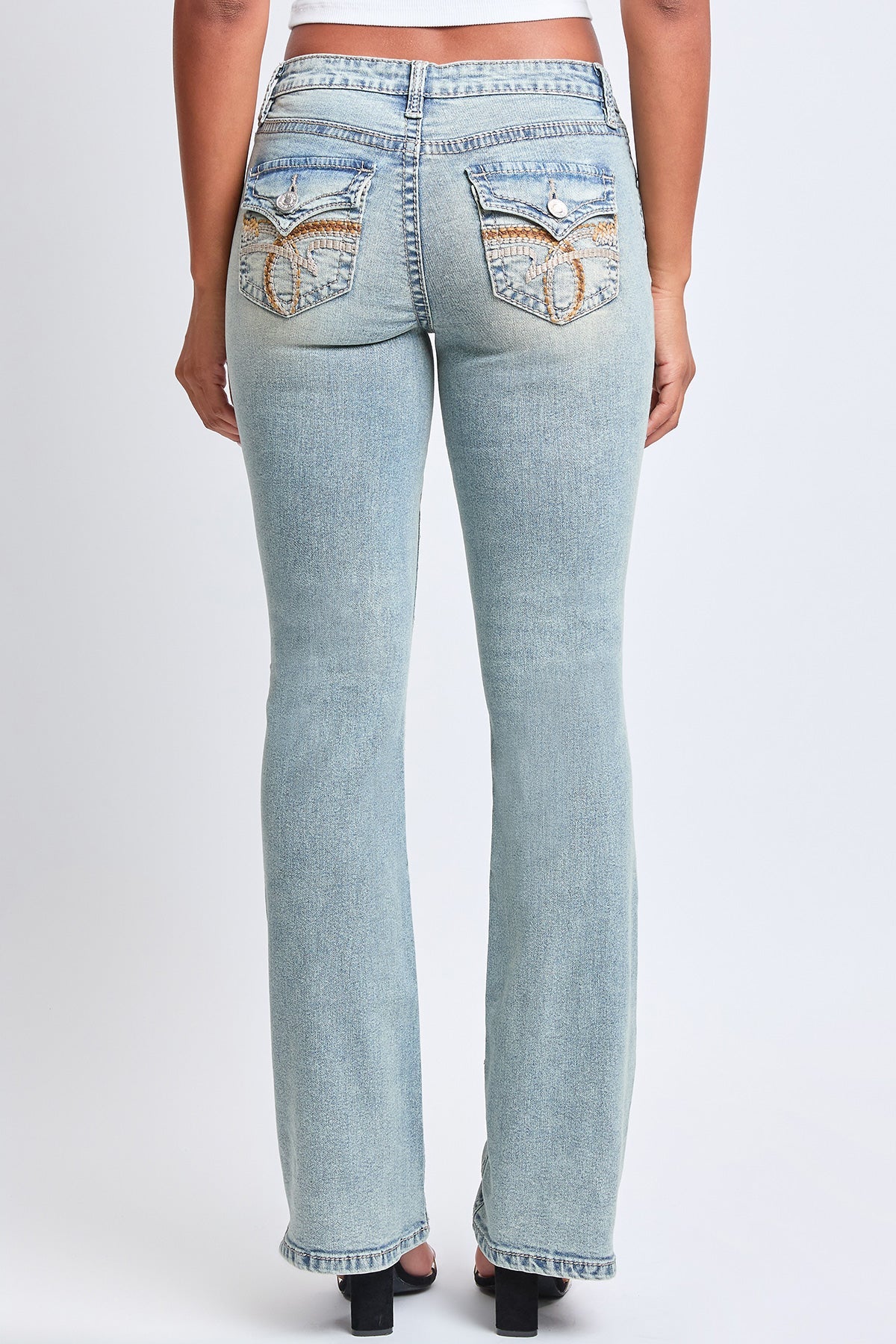 Women’s Premium Heavy Stitch Mid-rise Bootcut Jeans