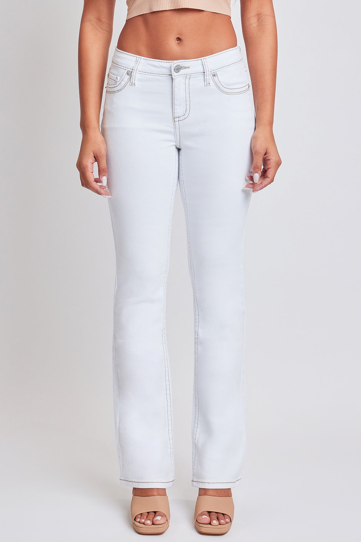 Women’s Premium Heavy Stitch Mid-rise Bootcut Jeans