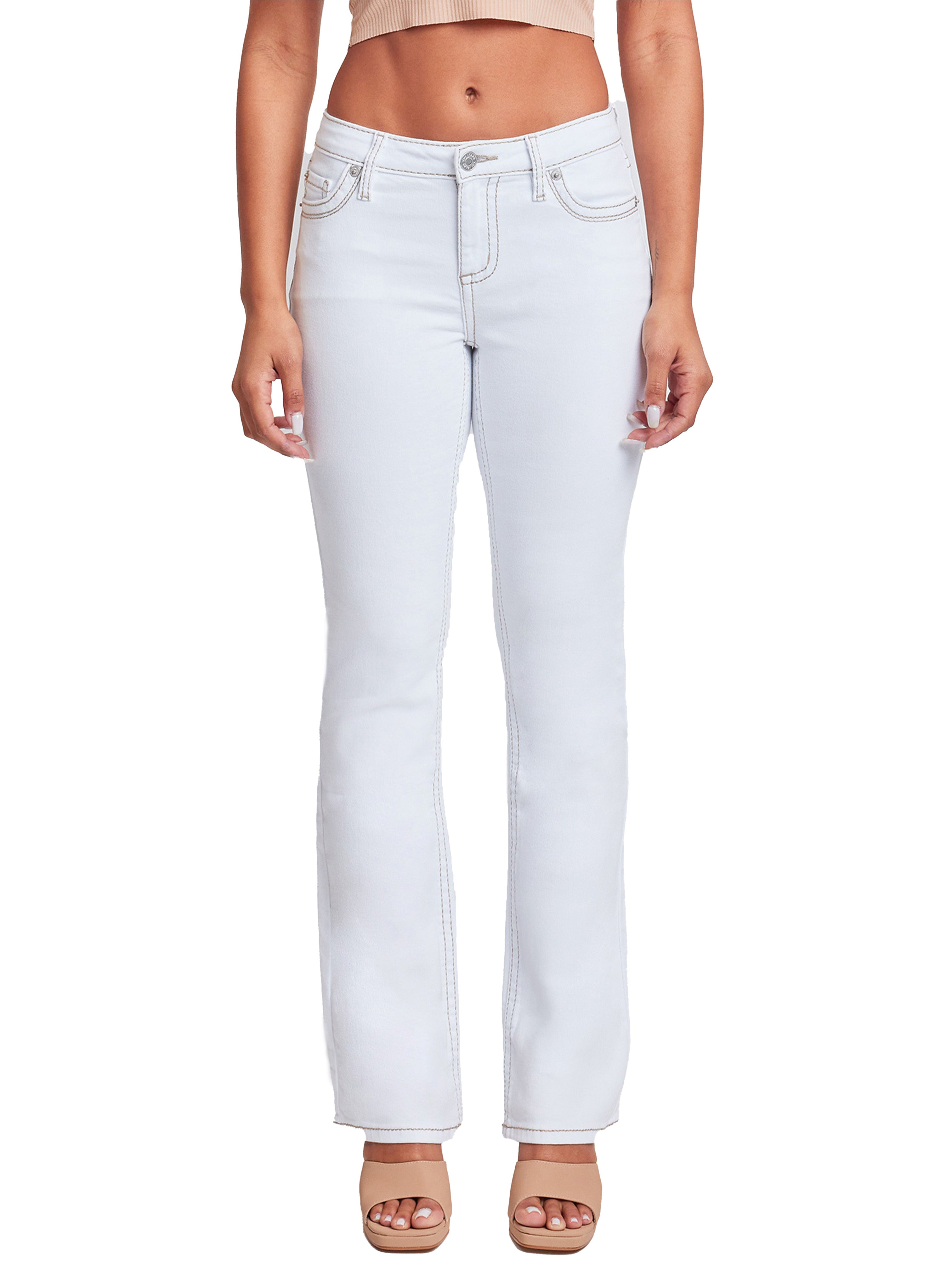 Women’s Premium Heavy Stitch Mid-rise Bootcut Jeans