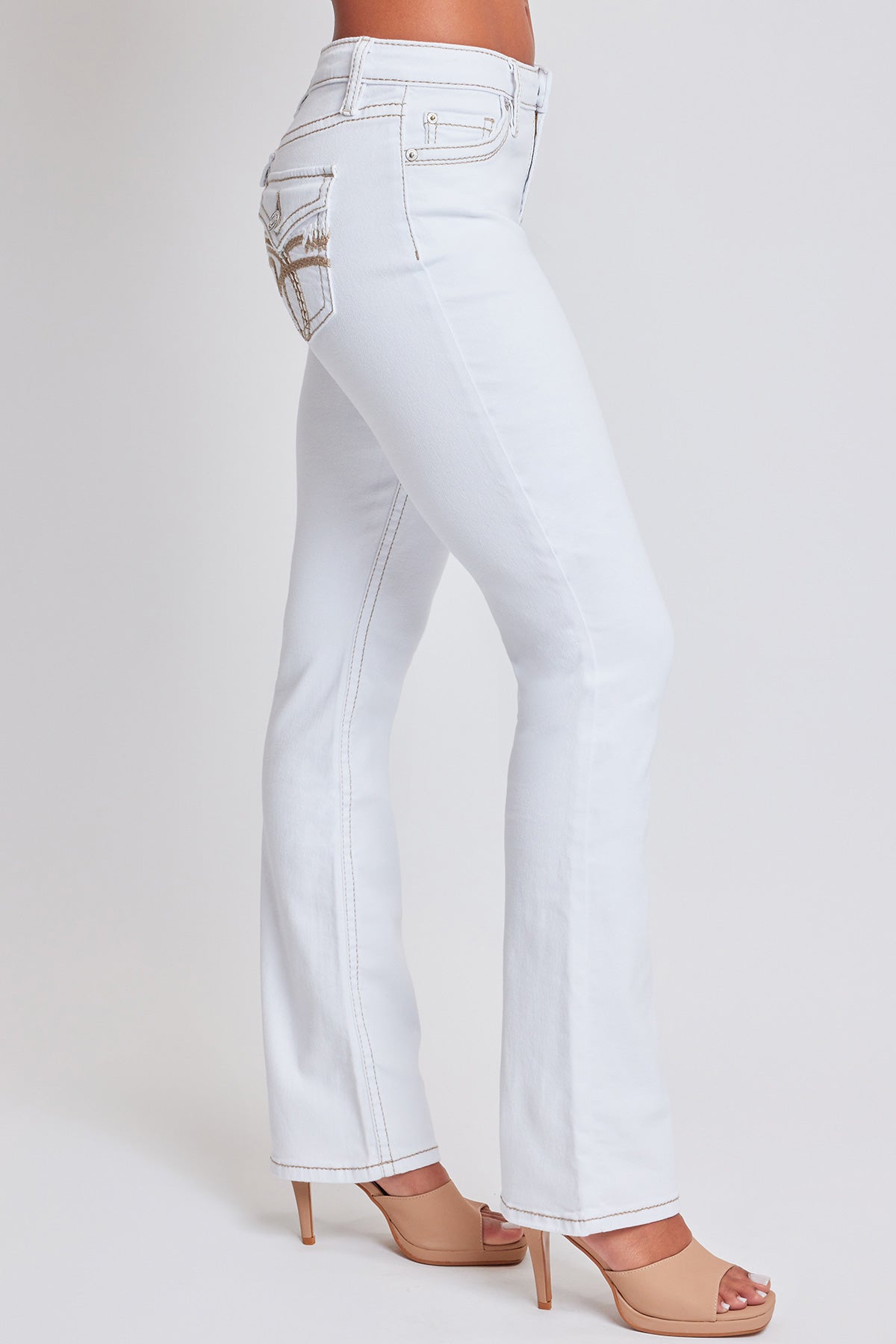 Women’s Premium Heavy Stitch Mid-rise Bootcut Jeans