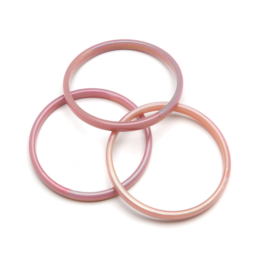 Twiggy Bangle Set Of 3 Flamingo