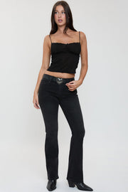 Women's Jessie Belted Bootcut Jeans