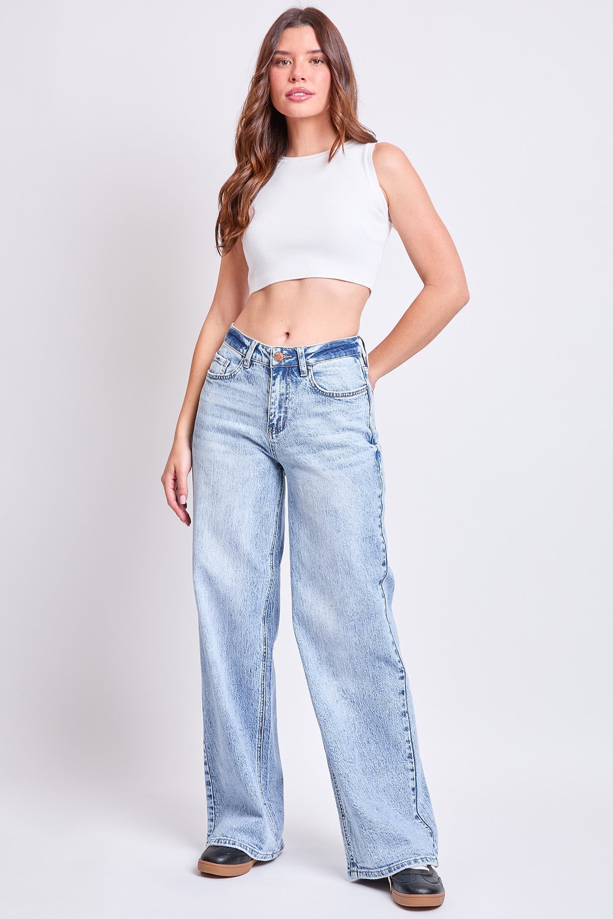 Women's Luxe Bella Wide Leg Jeans