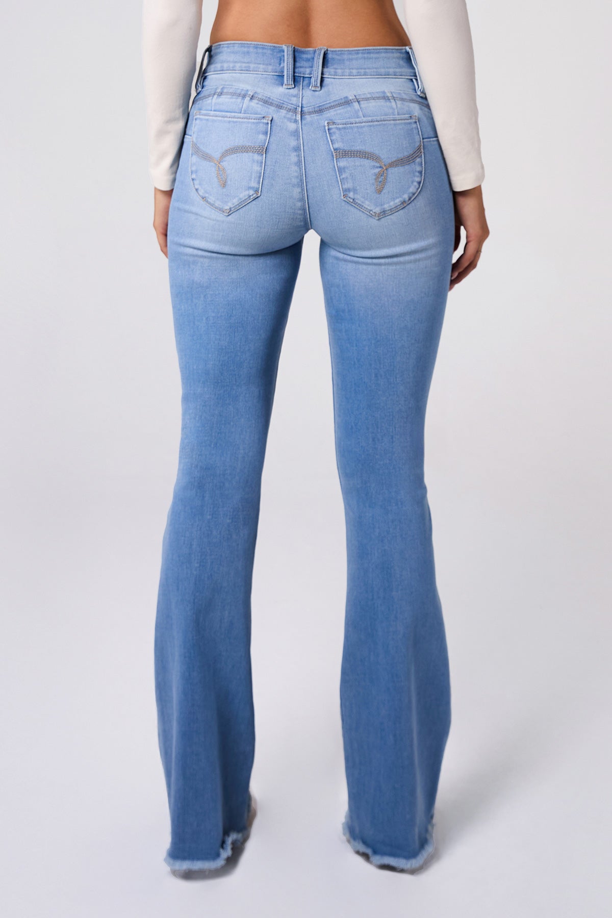 Women's Luxe High Rise Wannabettabutt Flare Jeans