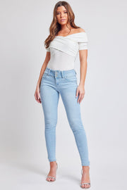 Women's Wannabettabutt 3 Button Skinny Jeans