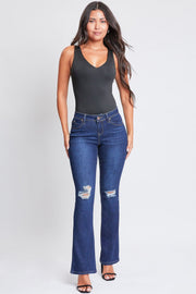 Women's Wannabettabutt Mid Rise Bootcut Jeans