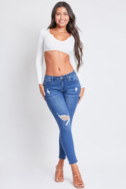 Women's Wannabettabutt Skinny Distressed Jeans