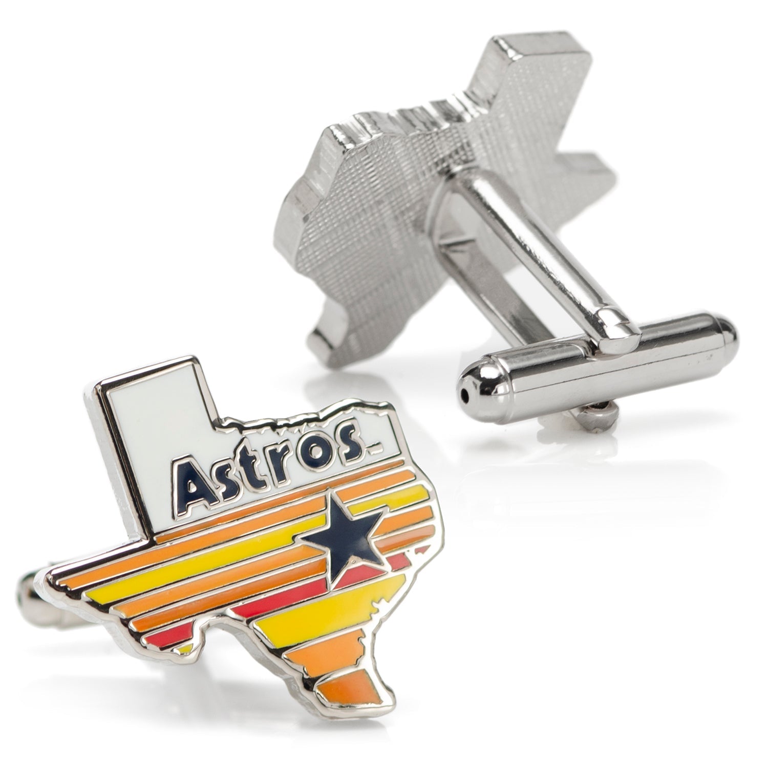 Mlb Houston Astros Tequila Sunrise Cufflinks