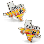 Mlb Houston Astros Tequila Sunrise Cufflinks