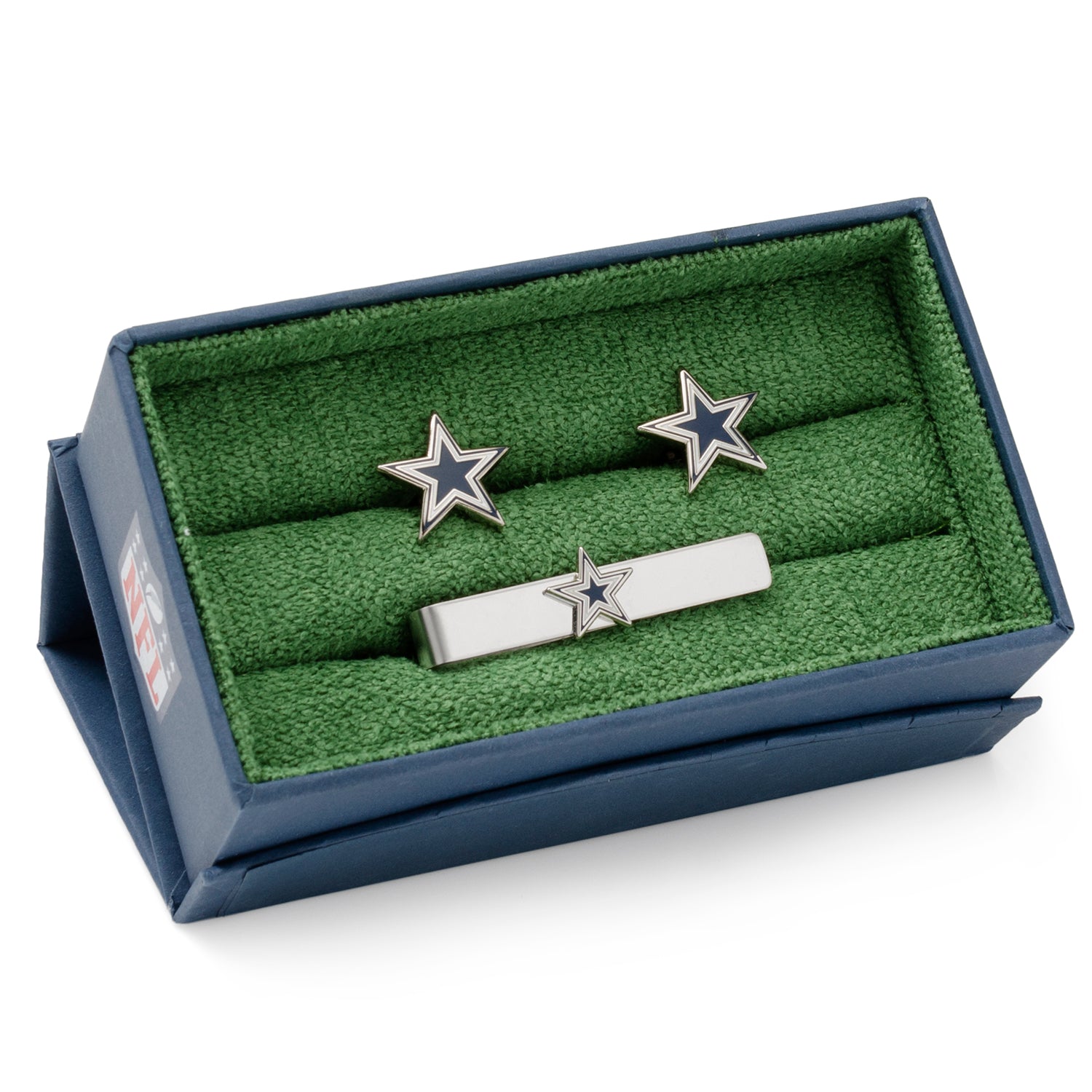 NFL Dallas Cowboys Cufflinks And Tie Clip Gift Set