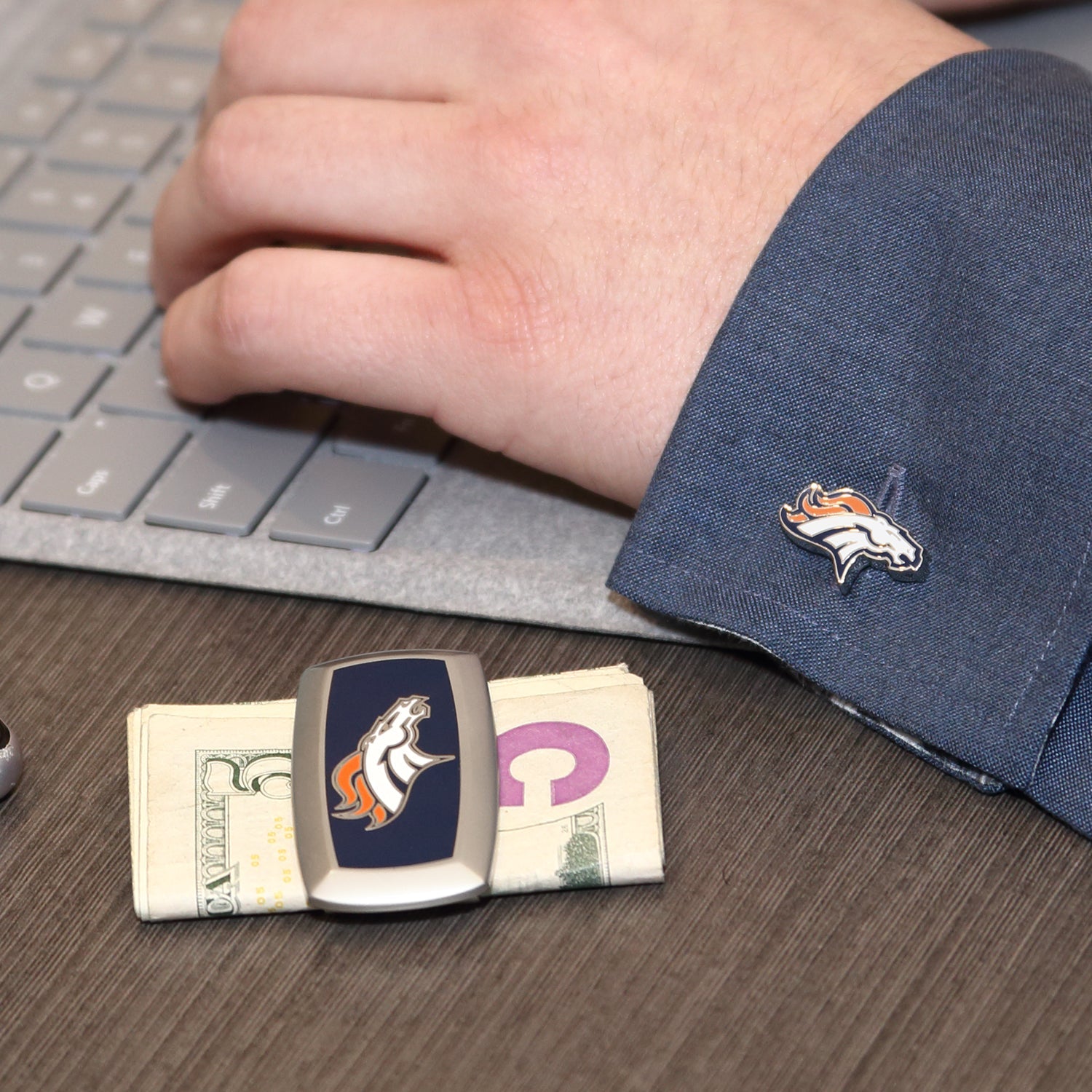 Nfl Denver Broncos Cufflinks