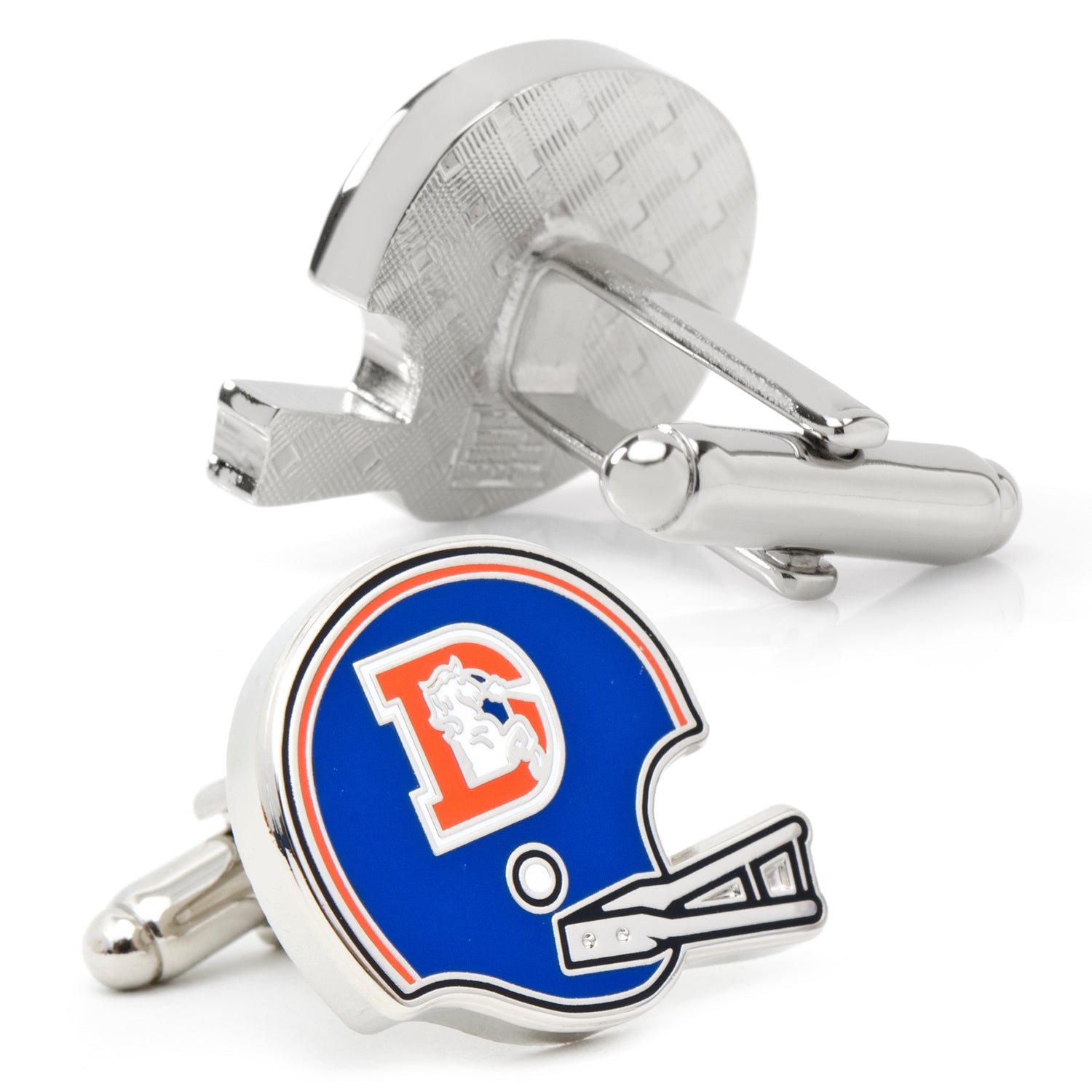 Nfl Denver Broncos Throwback Helmet Cufflinks