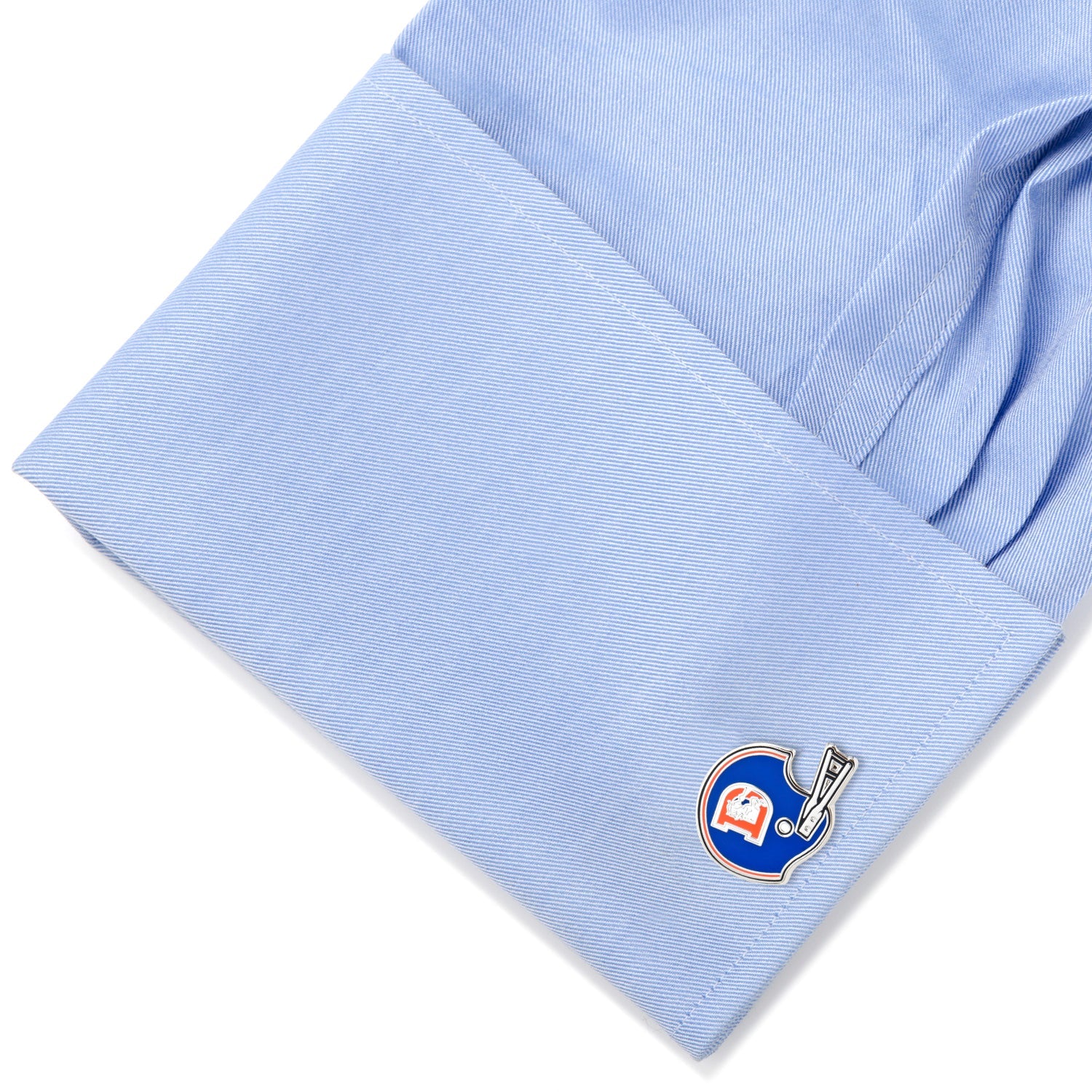 Nfl Denver Broncos Throwback Helmet Cufflinks