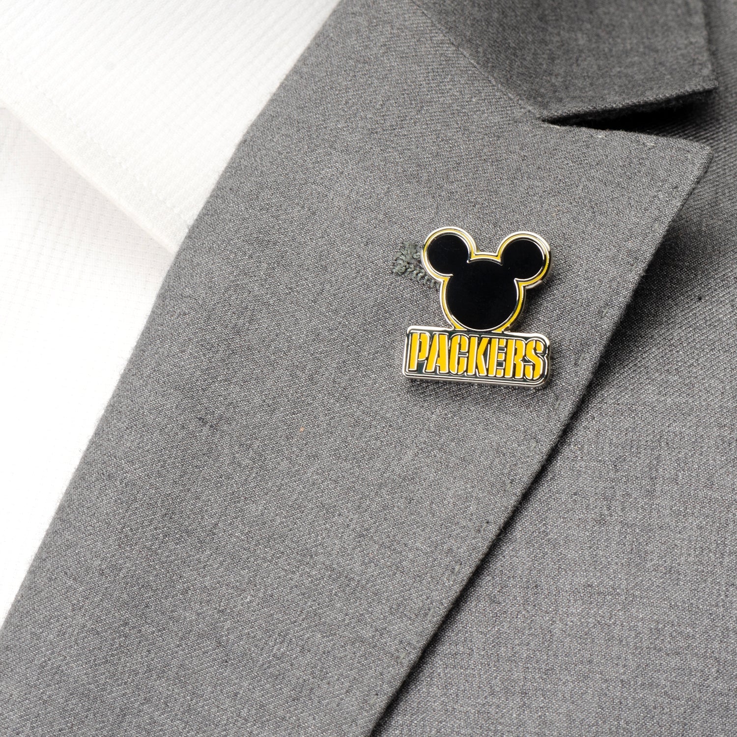 Nfl Green Bay Packers & Mickey Lapel Pin