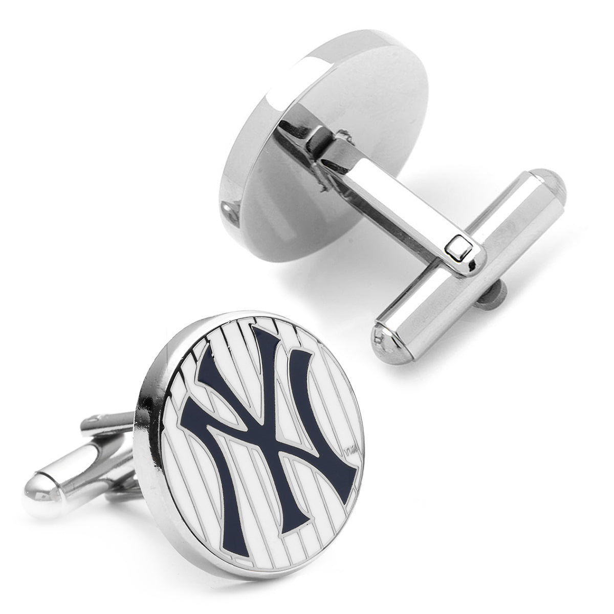 Mlb New York Yankees Pinstripe Cufflinks