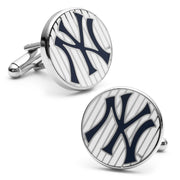 Mlb New York Yankees Pinstripe Cufflinks