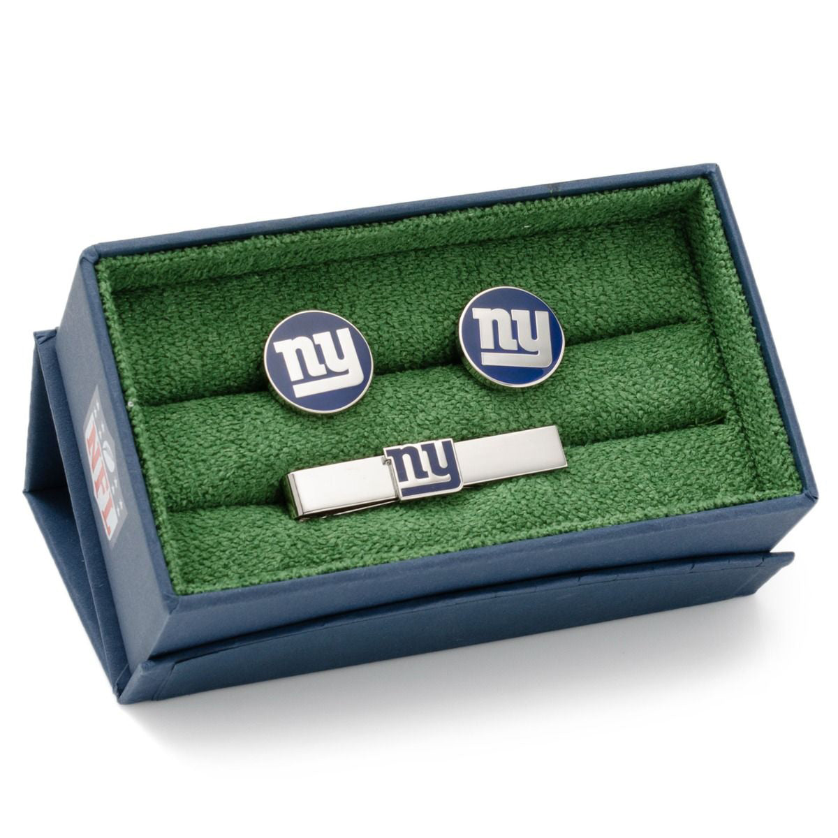 NFL New York Giants Cufflinks & Tie Bar Gift Set