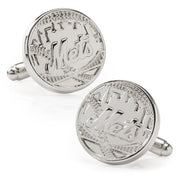 MLB New York Mets Silver Edition Cufflinks