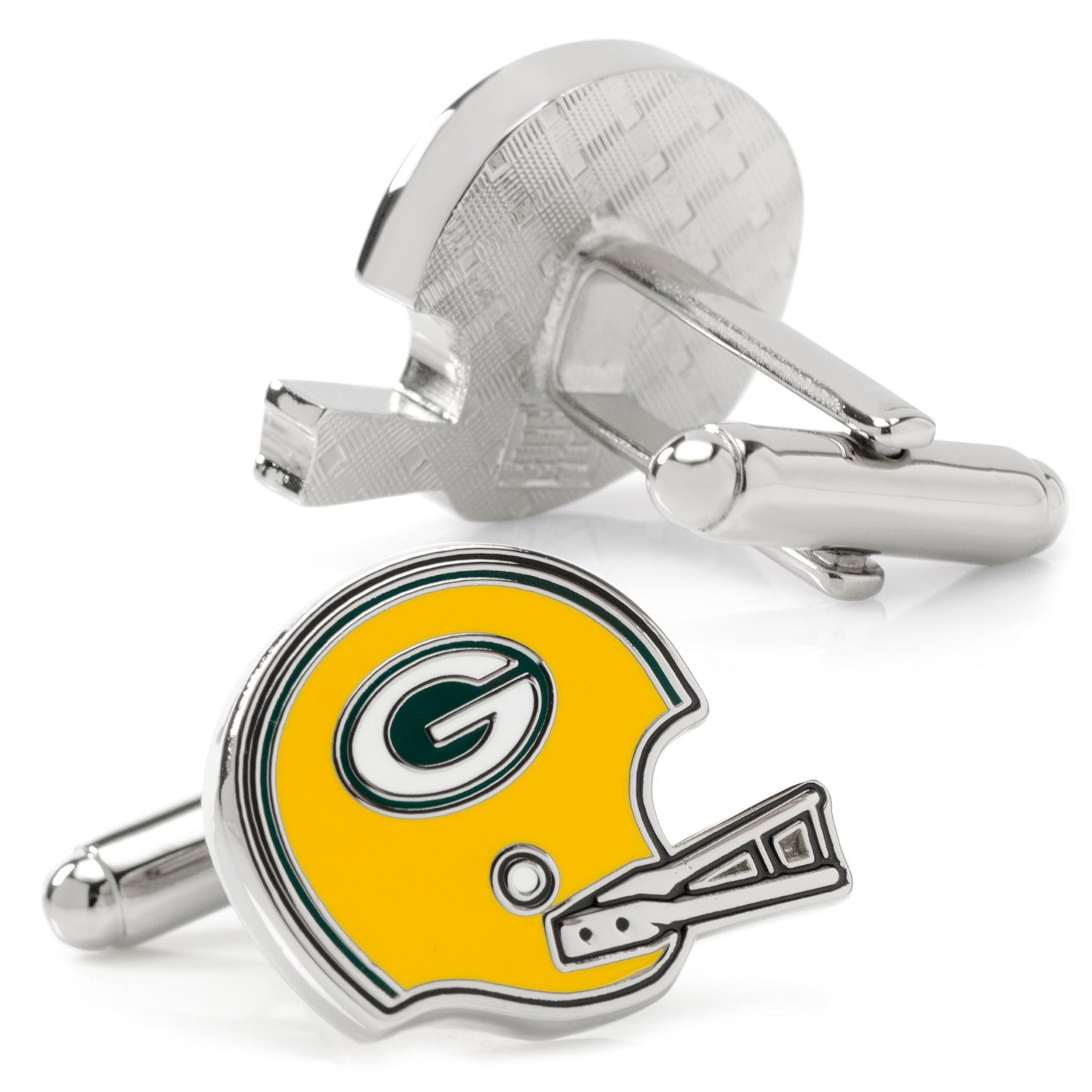 Nfl Green Bay Packers Throwback Helmet Cufflinks