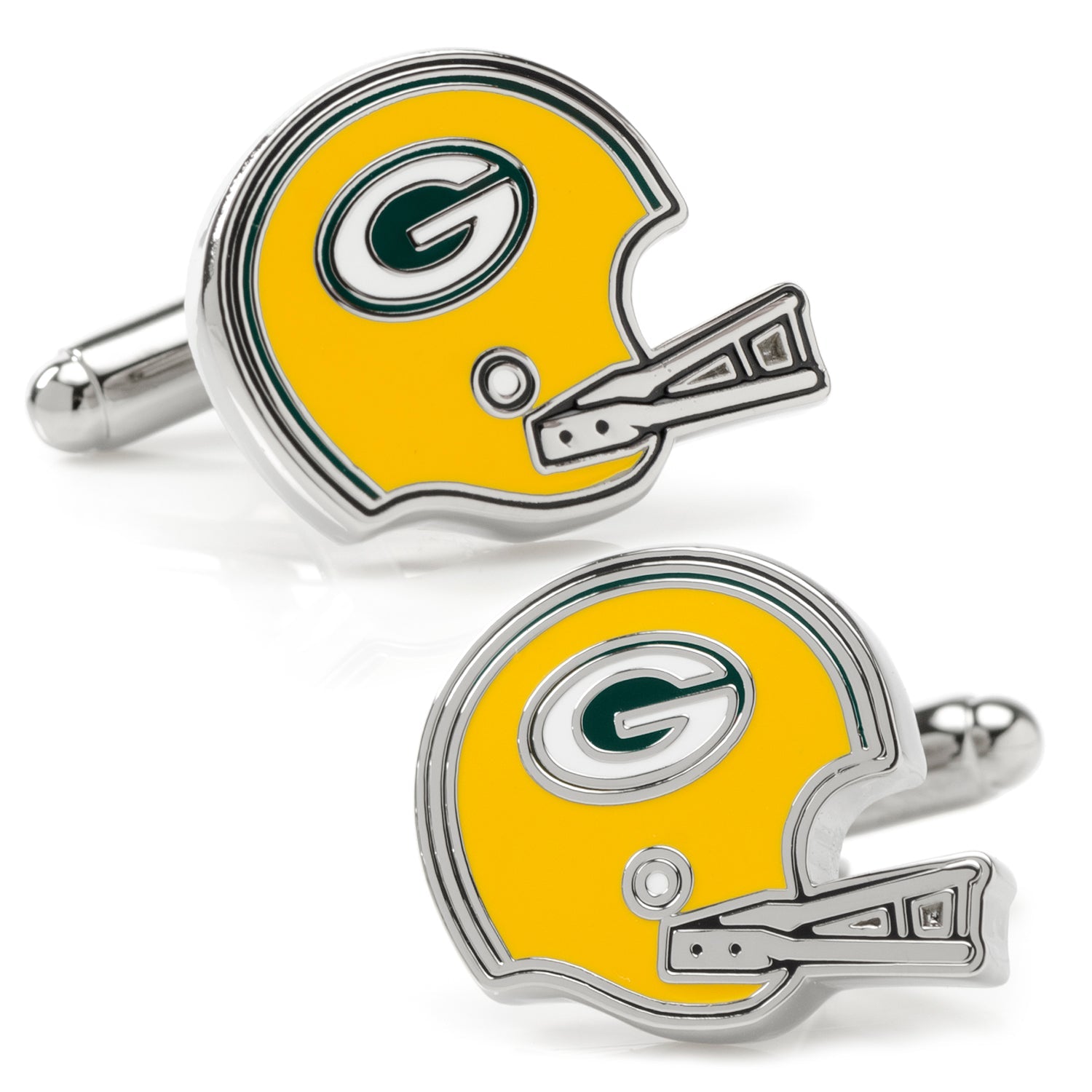 Nfl Green Bay Packers Throwback Helmet Cufflinks