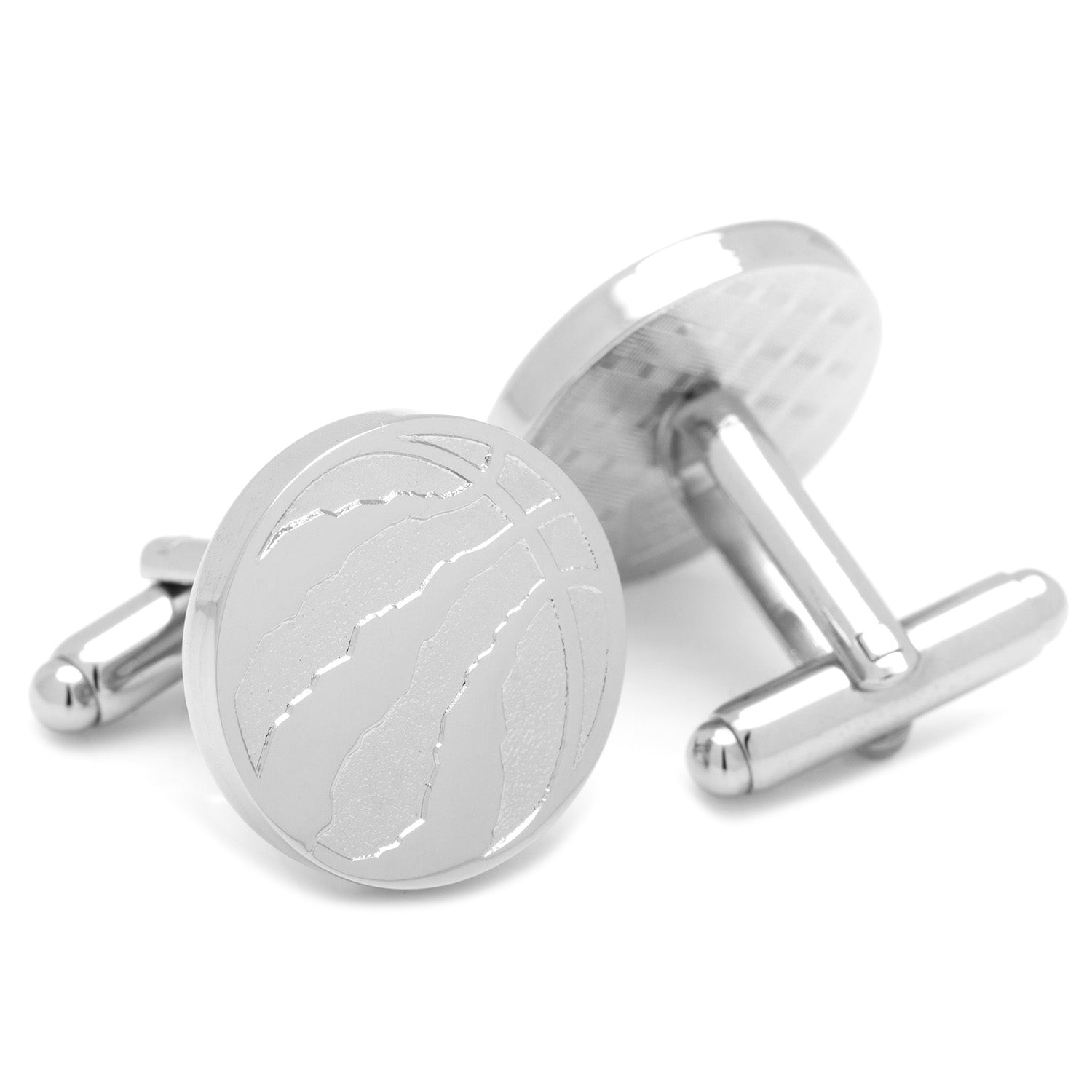 Nba Toronto Raptors Silver Edition Cufflinks