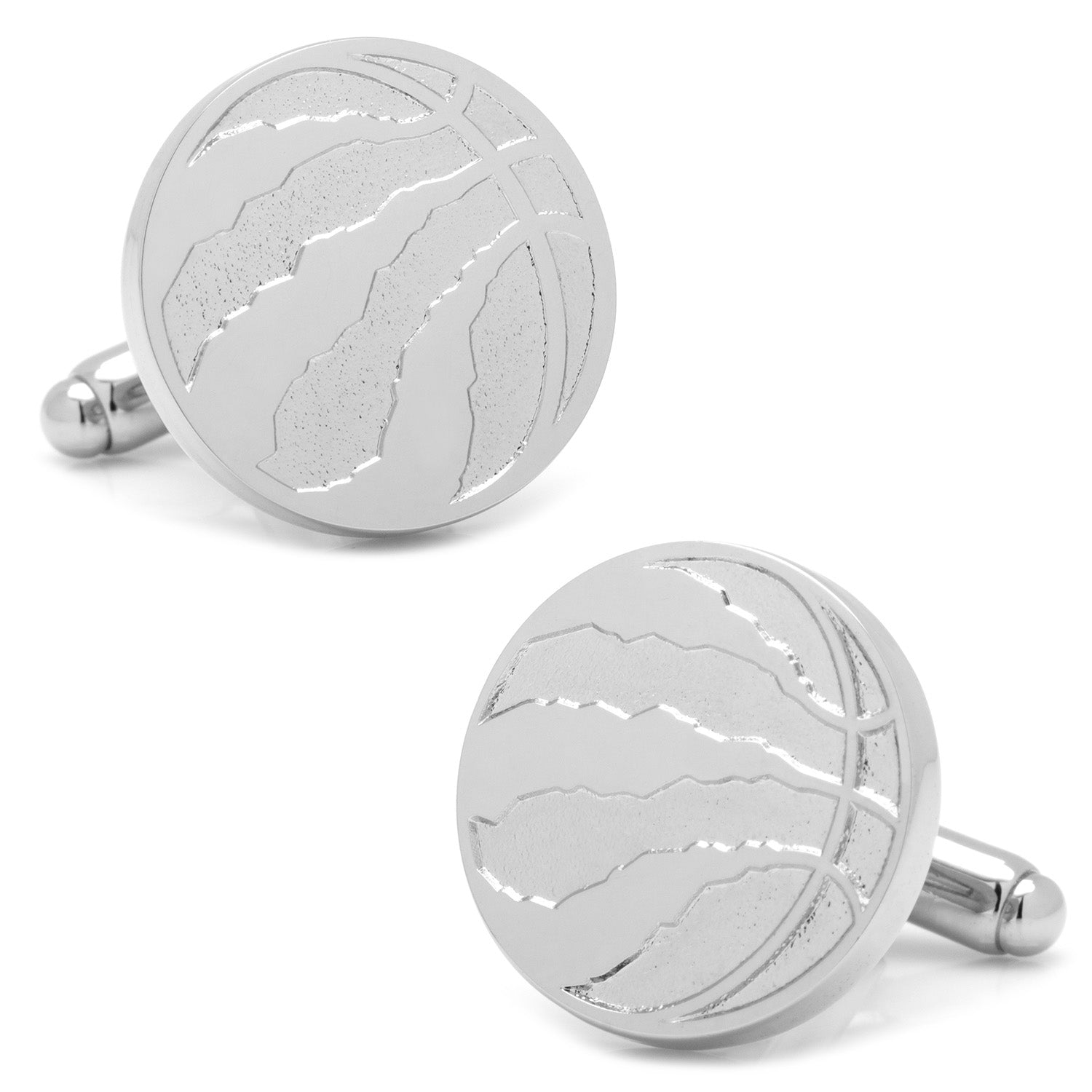 Nba Toronto Raptors Silver Edition Cufflinks