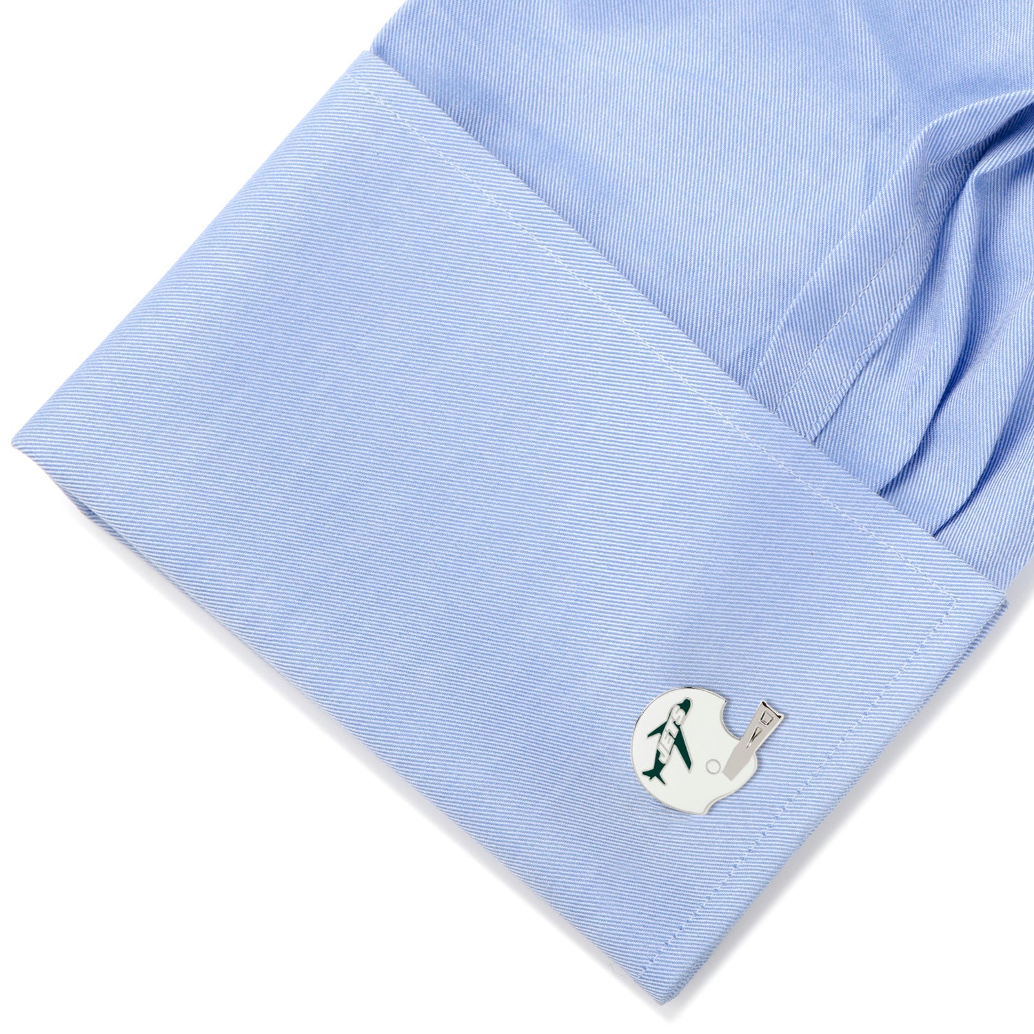 Nfl New York Jets Retro Helmet Cufflinks