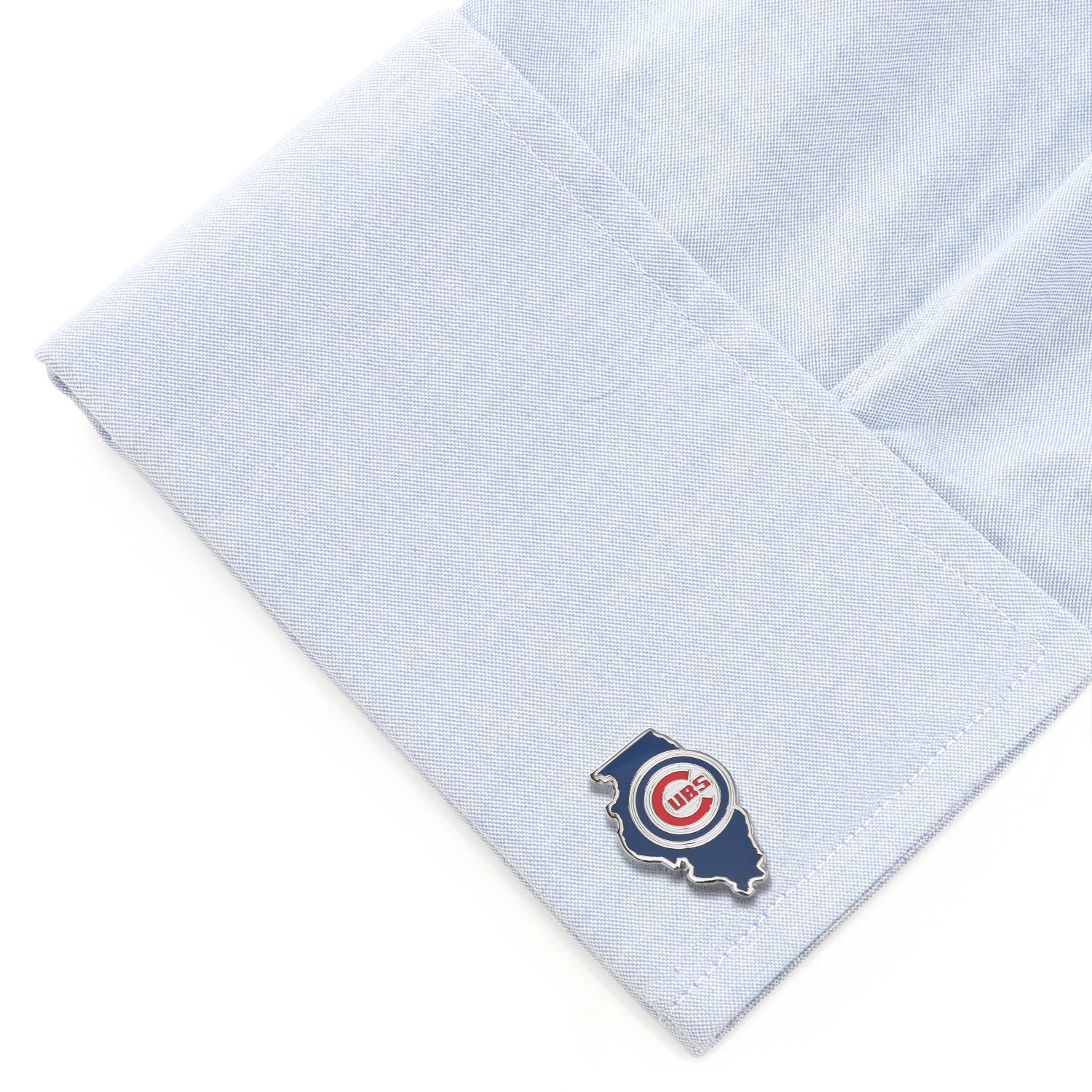 Mlb Chicago Cubs State Shaped Cufflinks