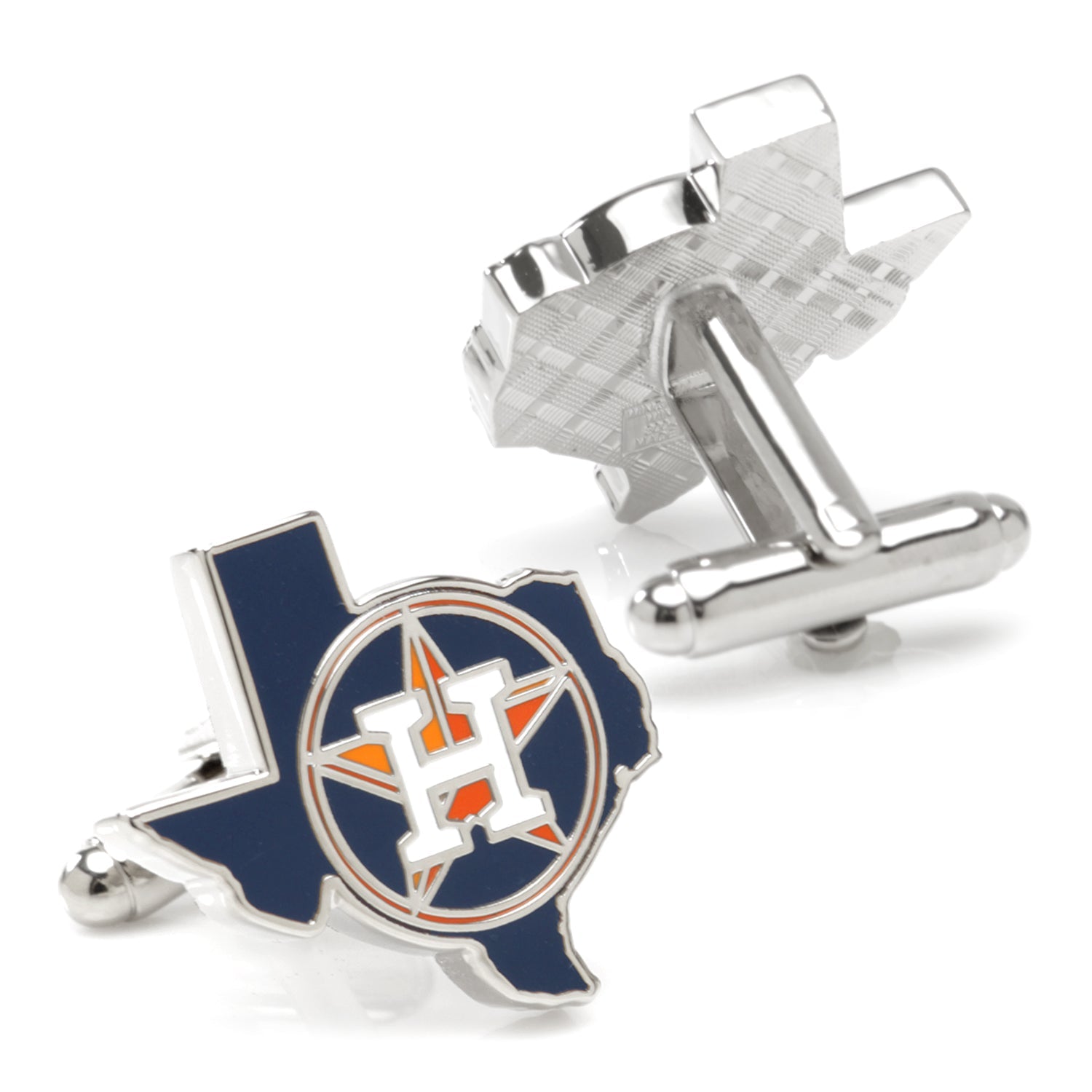 Mlb Houston Astros State Shaped Cufflinks