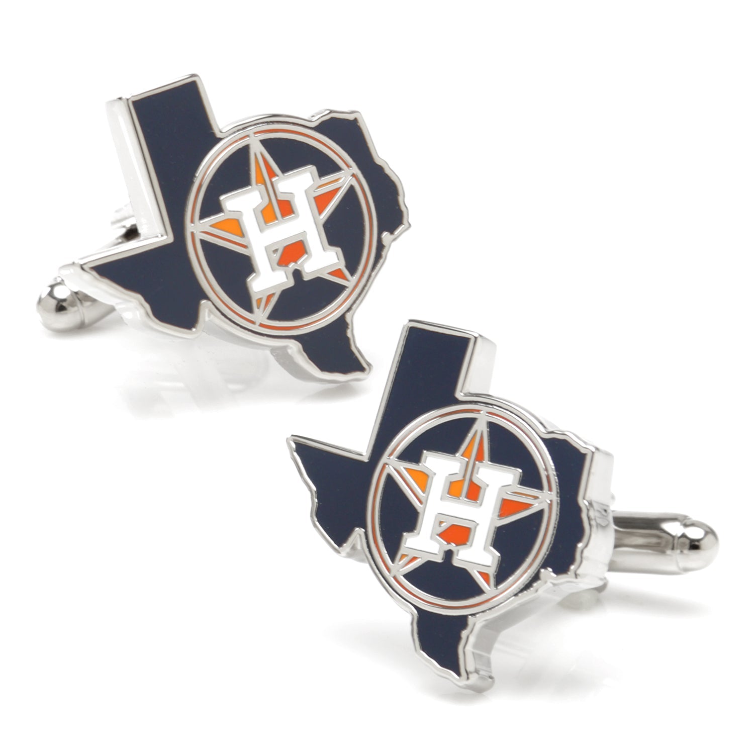 Mlb Houston Astros State Shaped Cufflinks