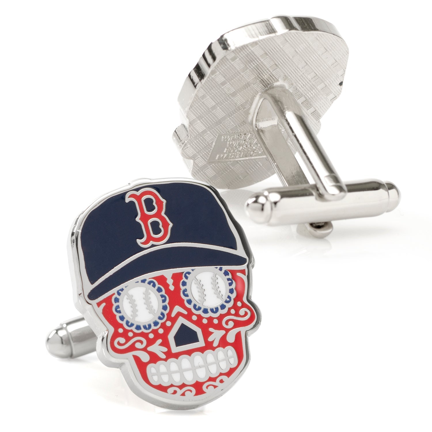 Mlb Boston Red Sox Sugar Skull Cufflinks