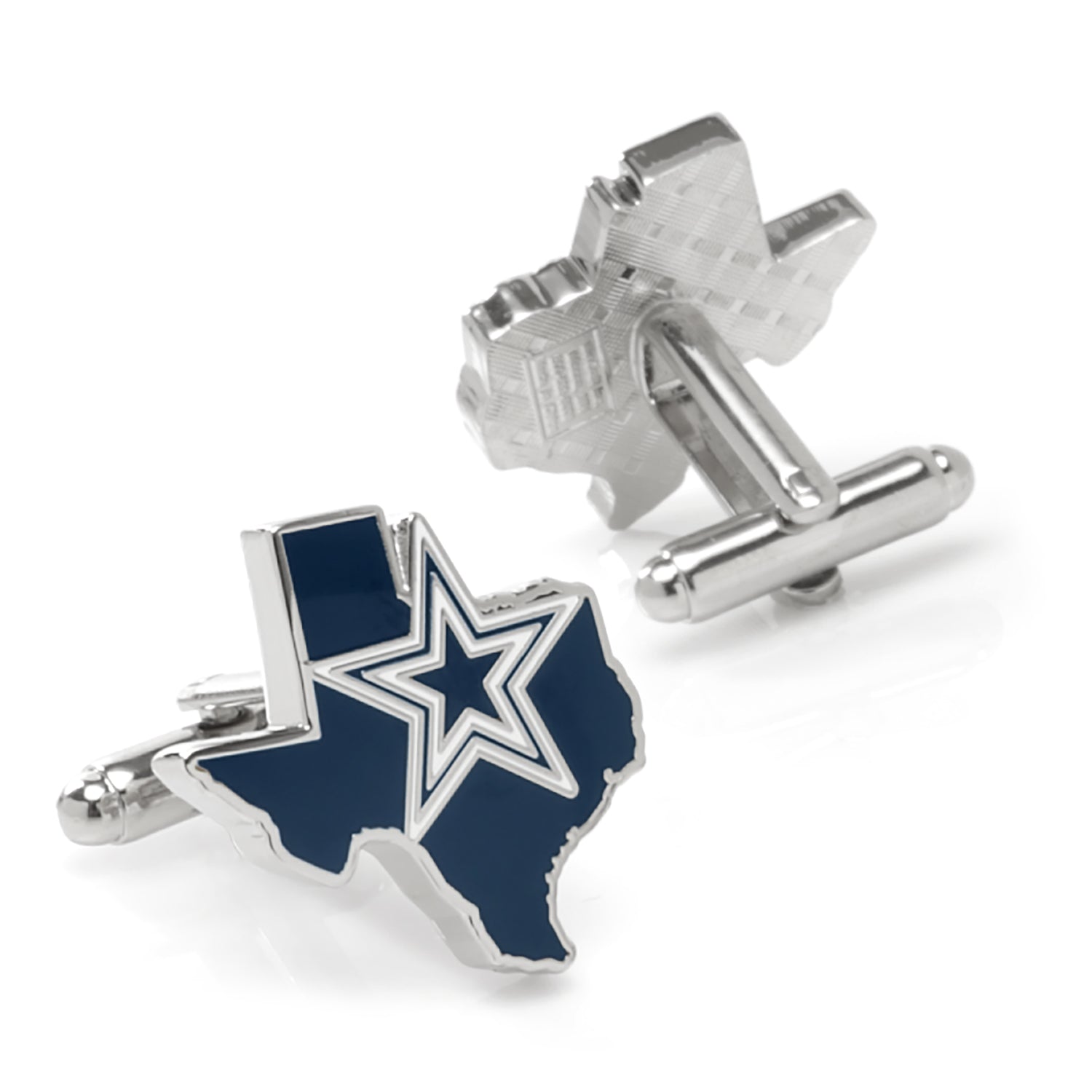 Nfl Dallas Cowboys State Shaped Cufflinks