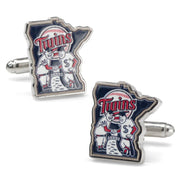 Mlb Minnesota Twins Minnie & Paul Cufflinks