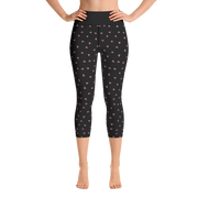 Black Petit Bow Capri Leggings