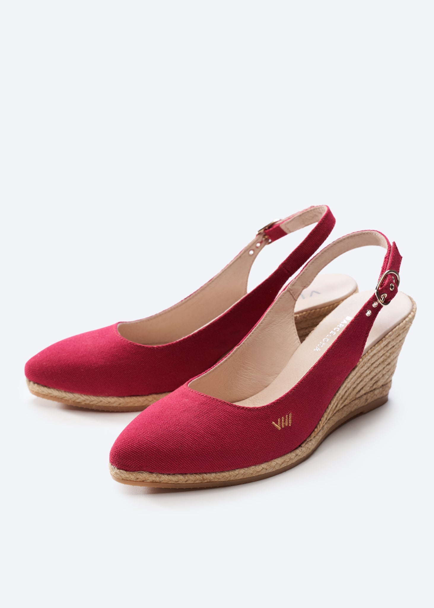 Palomera Canvas Espadrille Wedges
