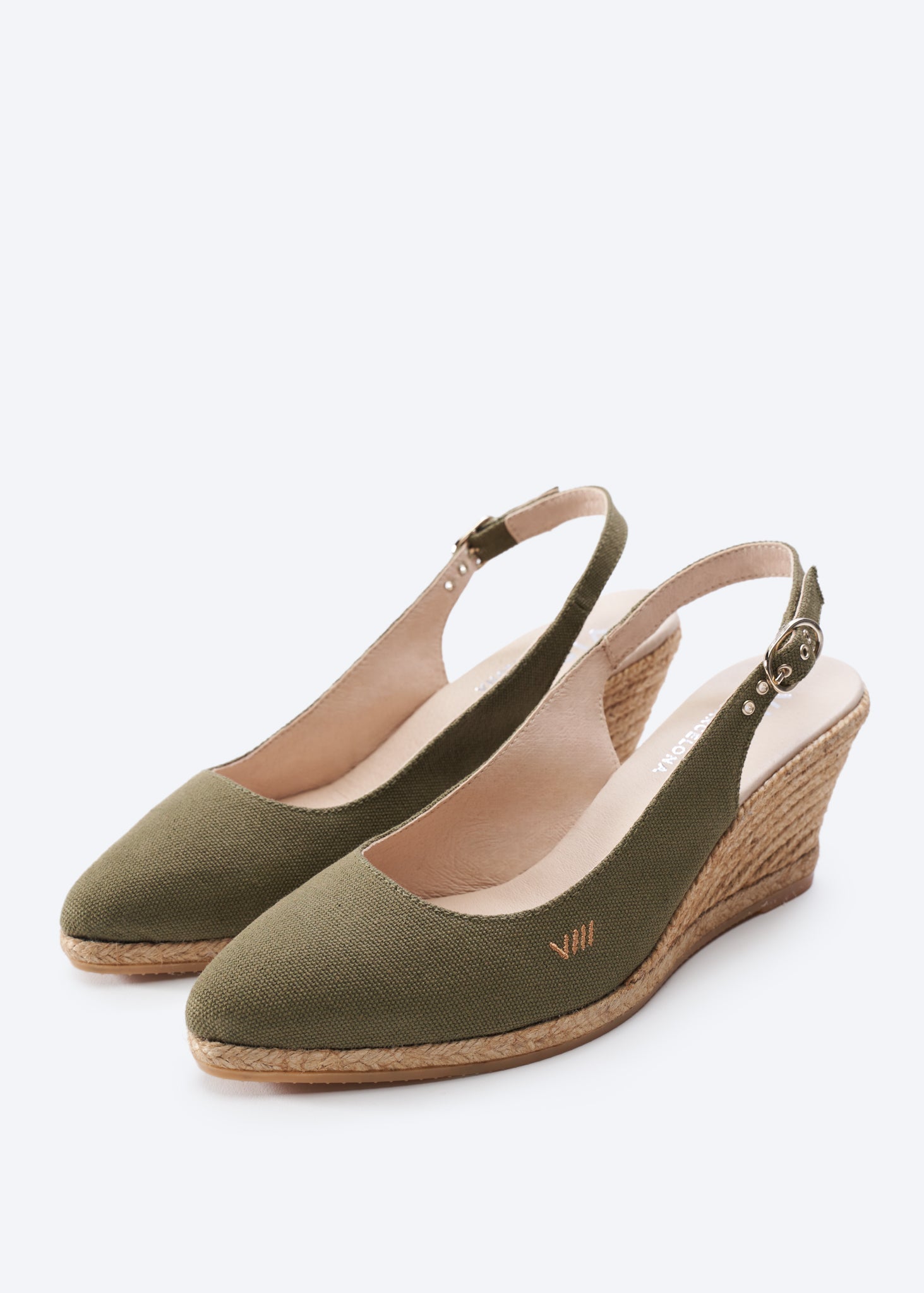 Palomera Canvas Espadrille Wedges