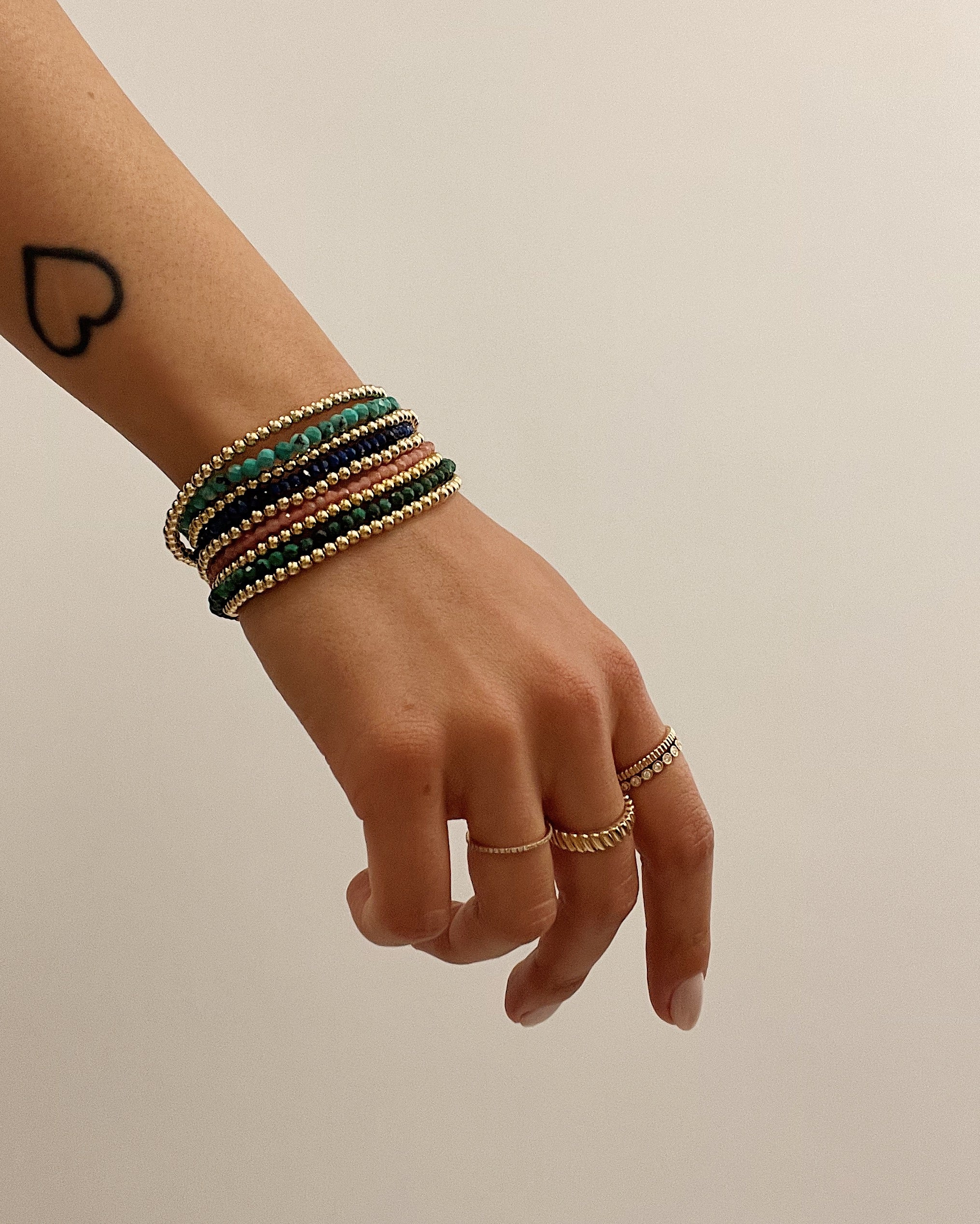 Zoe Lev Turquoise Bead Bracelet