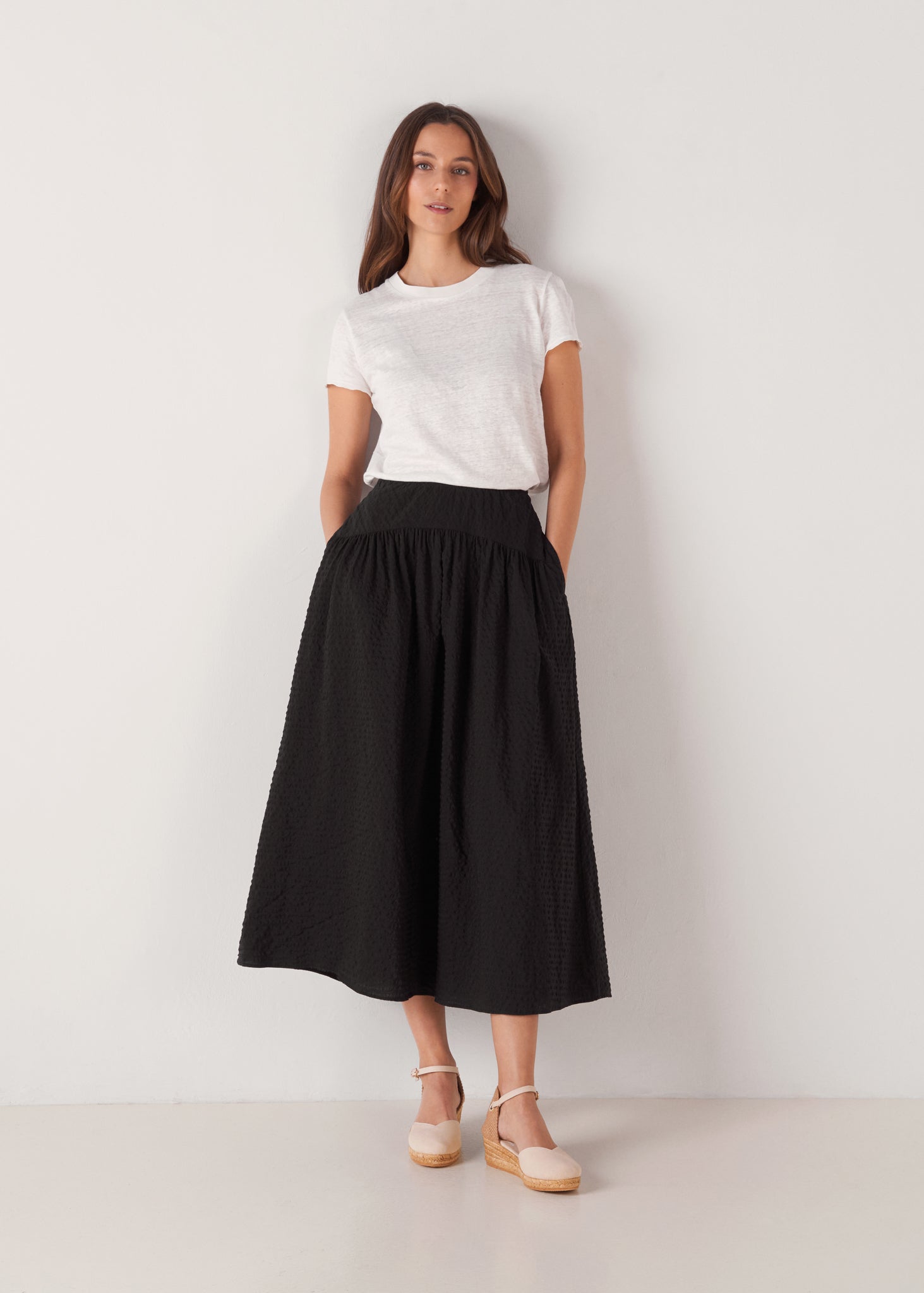 Pubol Canvas Espadrille Wedges